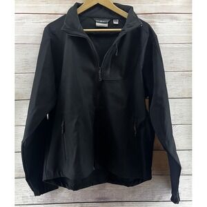 Black Diamond Jacket Womens M Black Softshell Fleece Lined‎ Long Sleeve Full Zip